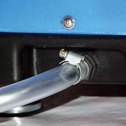 A self-draining crawl space dehumidifier connected to a sump pump system in Concord