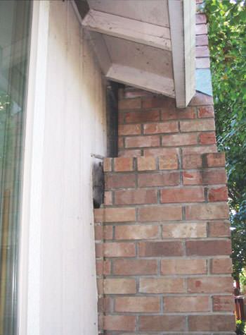 sinking, leaning chimneys that are in danger of collapse in Springfield