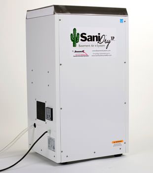 A Energy Efficient basement dehumidifier installed in a finished basement in Hanover