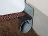 French Drain or Drain Tile system installed in a Vermont and New Hampshire crawl space