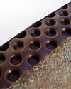 Crawl space drainage matting in a home in Bennington, Vermont and New Hampshire