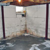 Rusted, corroded i-beams found with a failing foundation in a Milton home.