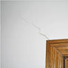 wall cracks along a doorway in a South Woodstock home.