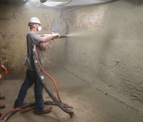 shotcrete wall restoration Burlington