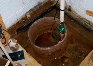 Extreme clogging and rust in a St. Albans sump pump system