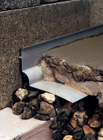 below foundation slab drain system for installing a French drain in Springfield