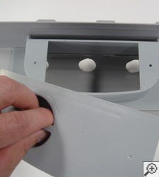 A drain tile access port for services and maintenance