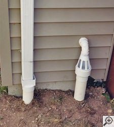 No-freeze basement drain discharge line in South Burlington