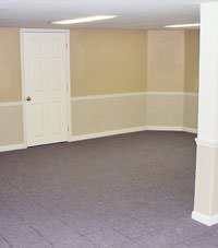 Plastic 20-mil vapor barrier for dirt basements, Bennington, Vermont and New Hampshire installation