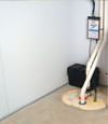 basement wall product and vapor barrier for Keene wet basements